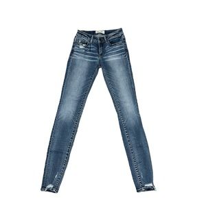 Buckle Jeans mid- rise Slim Fit/ Skinny, Size 23 Hip, Length 29 1/2 inches